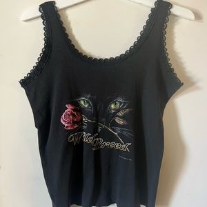 Wild Breed Lace Trim Tank Top